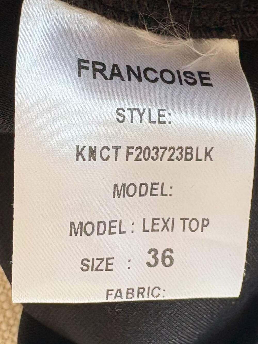 FRANÇOISE | NWOT | Lexi Bouffante-Sleeve Cotton Top, Size: FR36 - Picture 13 of 13